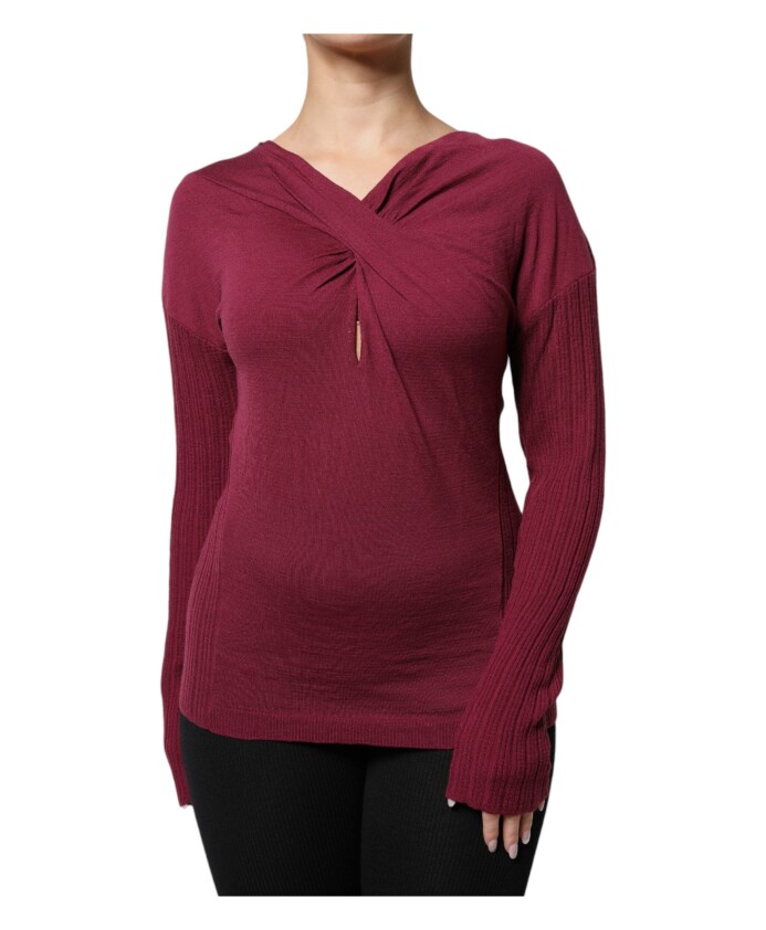 maroon-keyhole-knit-pullover-sweater