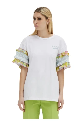 Bomull T-shirt med Rouges