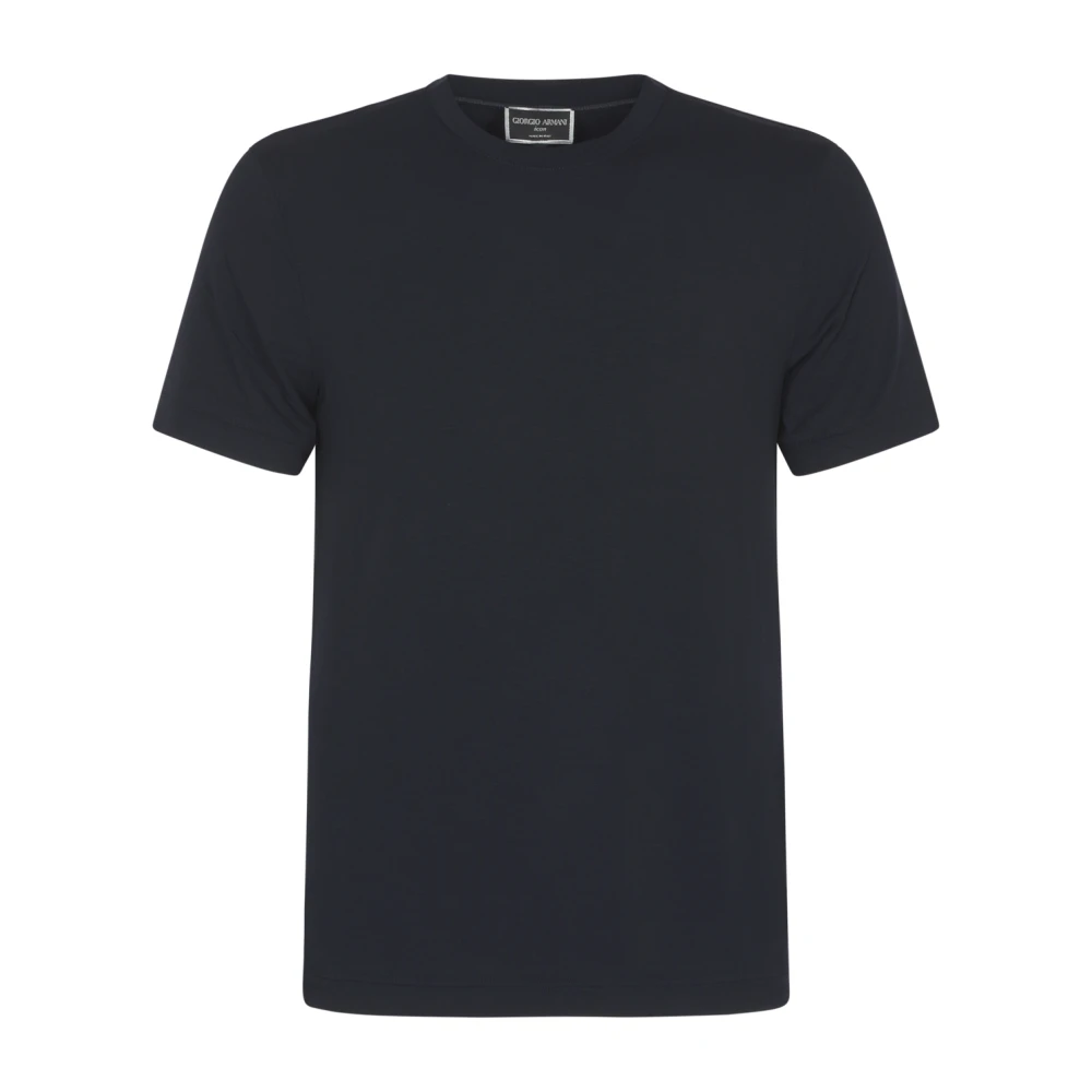 Giorgio Armani Blauwe Herenshirts Blue Heren