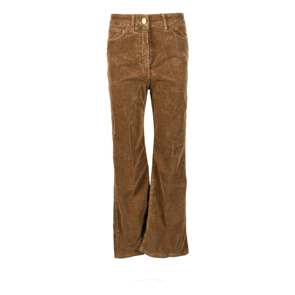 Seafarer Katoen Elastaan Stijlvolle Broek Brown Dames