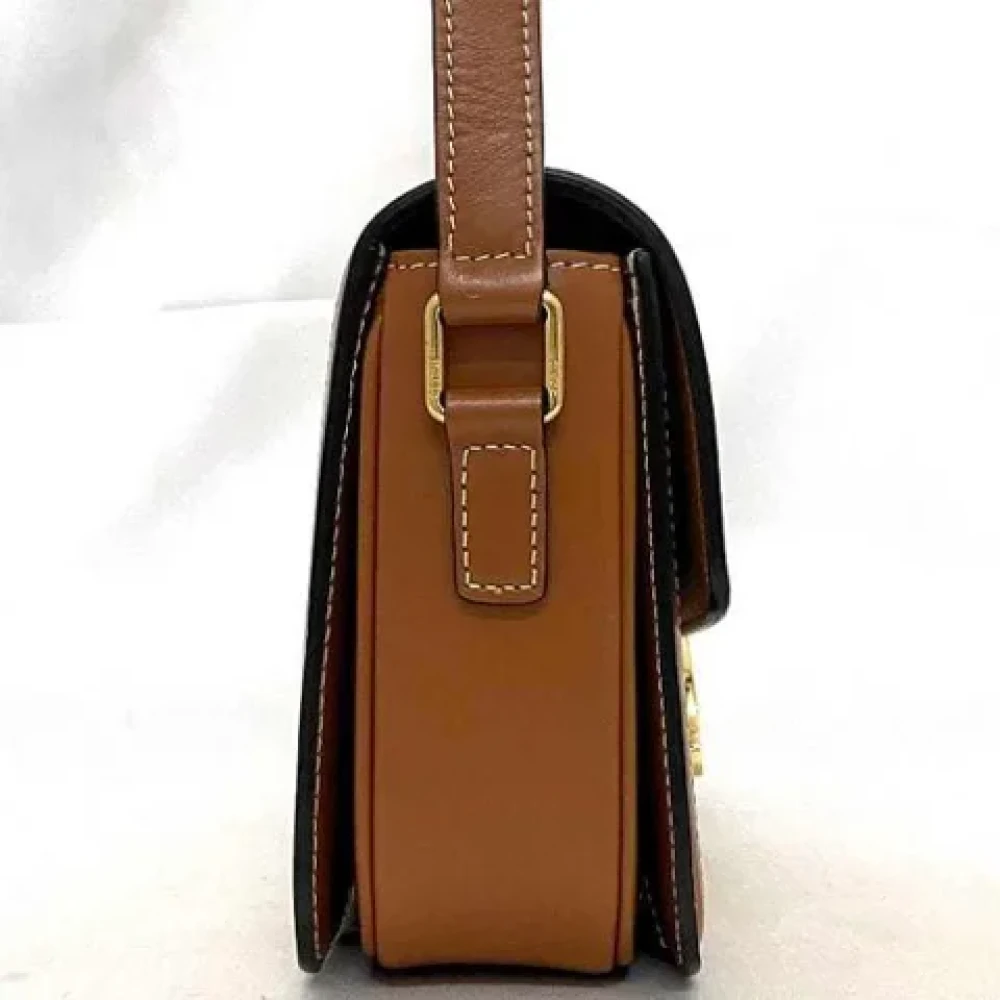 Celine Vintage Pre-owned Plastic celine-bags Brown Dames