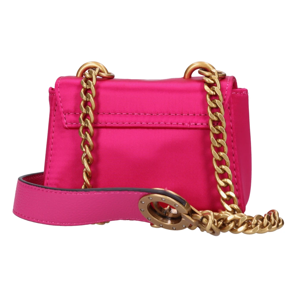 Guess Mini Fabric Crossbody Bag Pink Dames