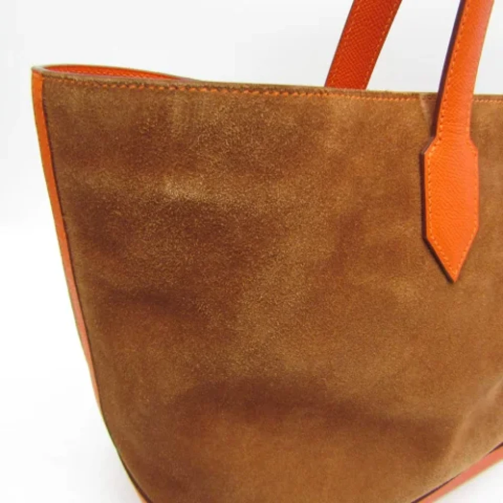 Hermès Vintage Pre-owned Leather totes Brown Dames