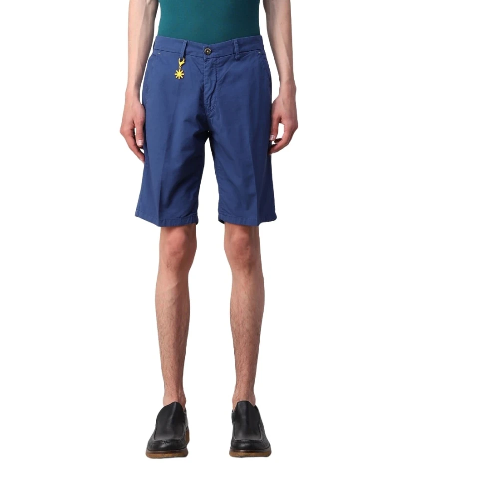 Manuel Ritz Bermuda Shorts voor Heren Blue Heren