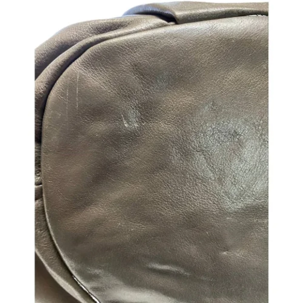 Marni Pre-owned Leather clutches Gray Dames