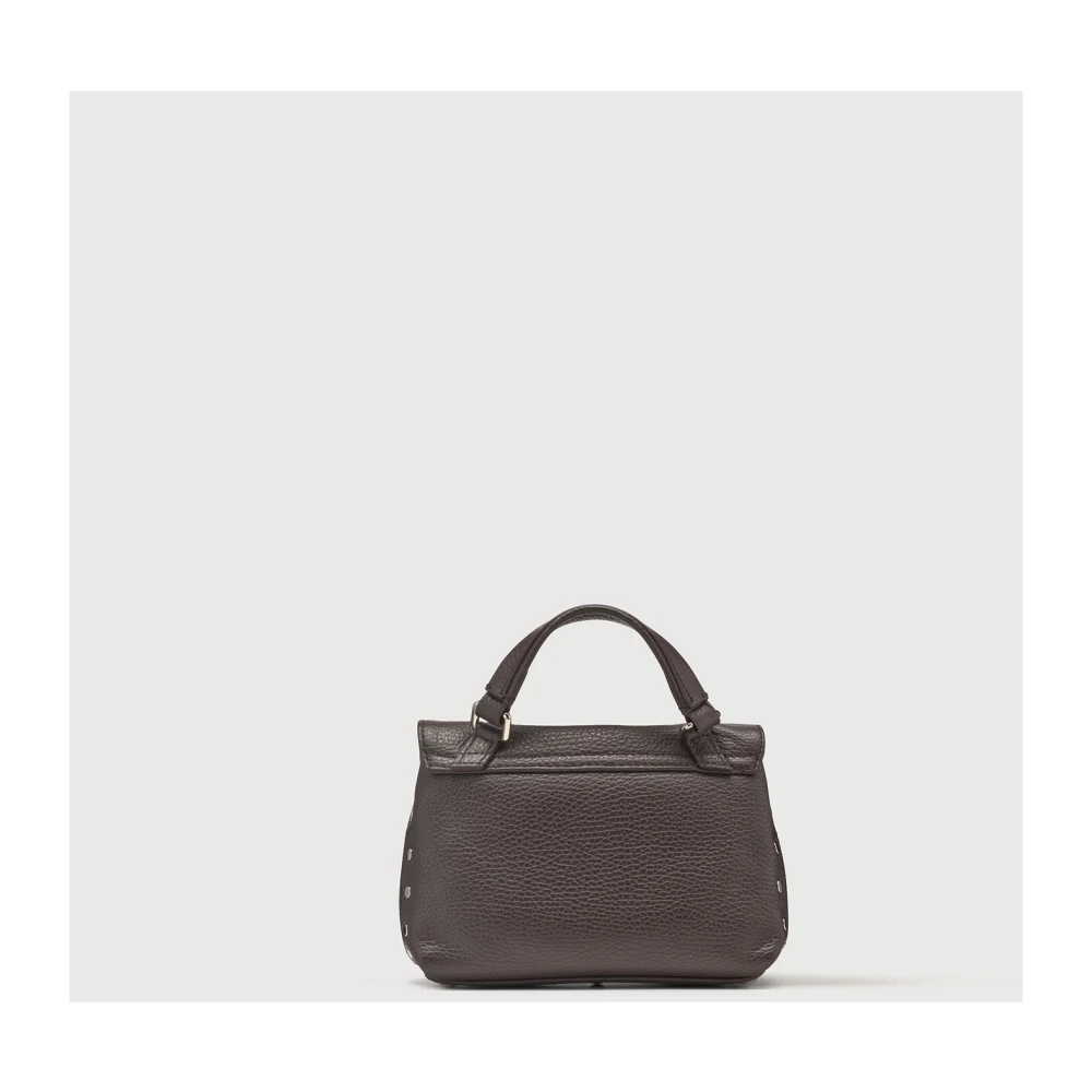 Zanellato Iconische leren schoudertas Brown Dames