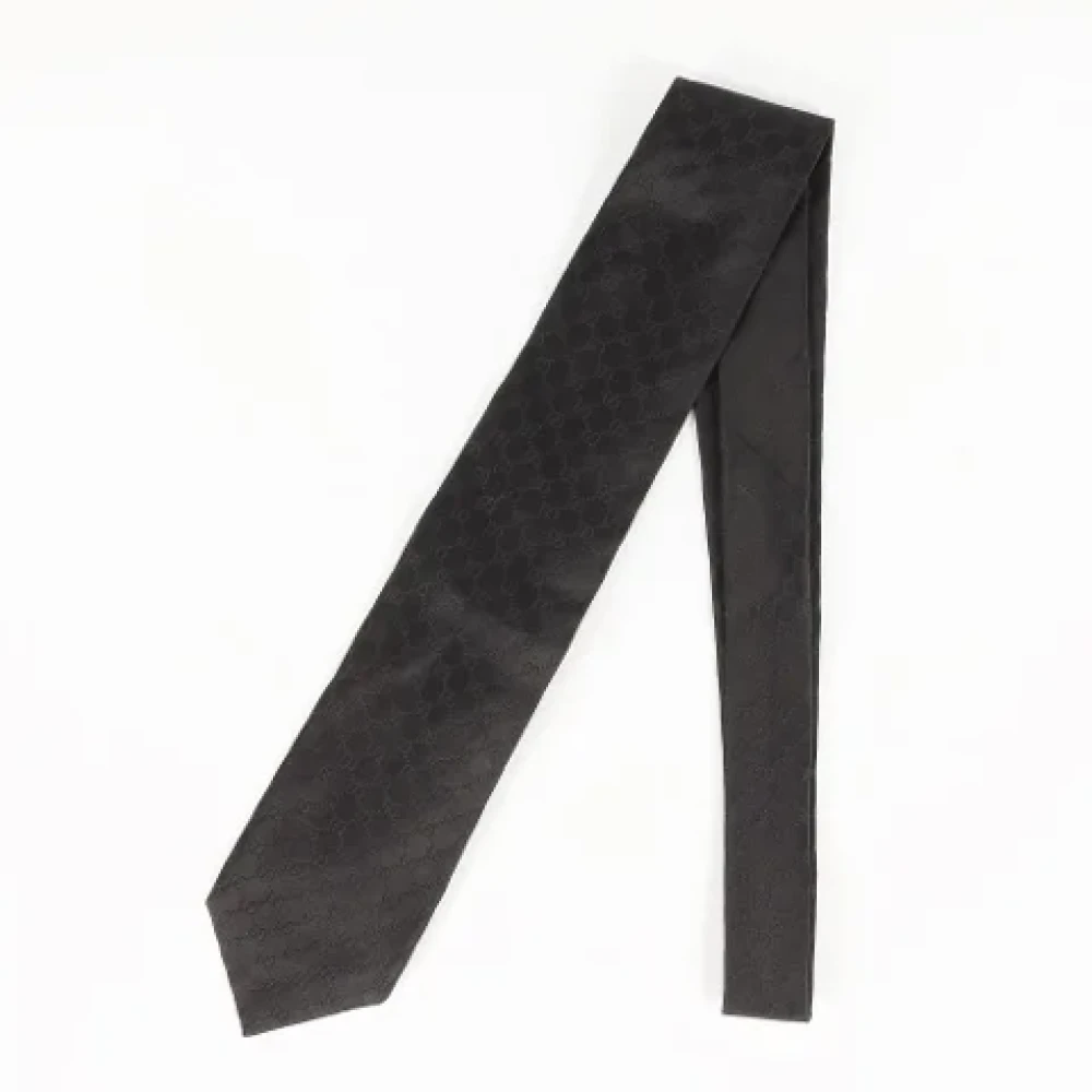 Gucci Vintage Pre-owned Fabric home-office Black Dames