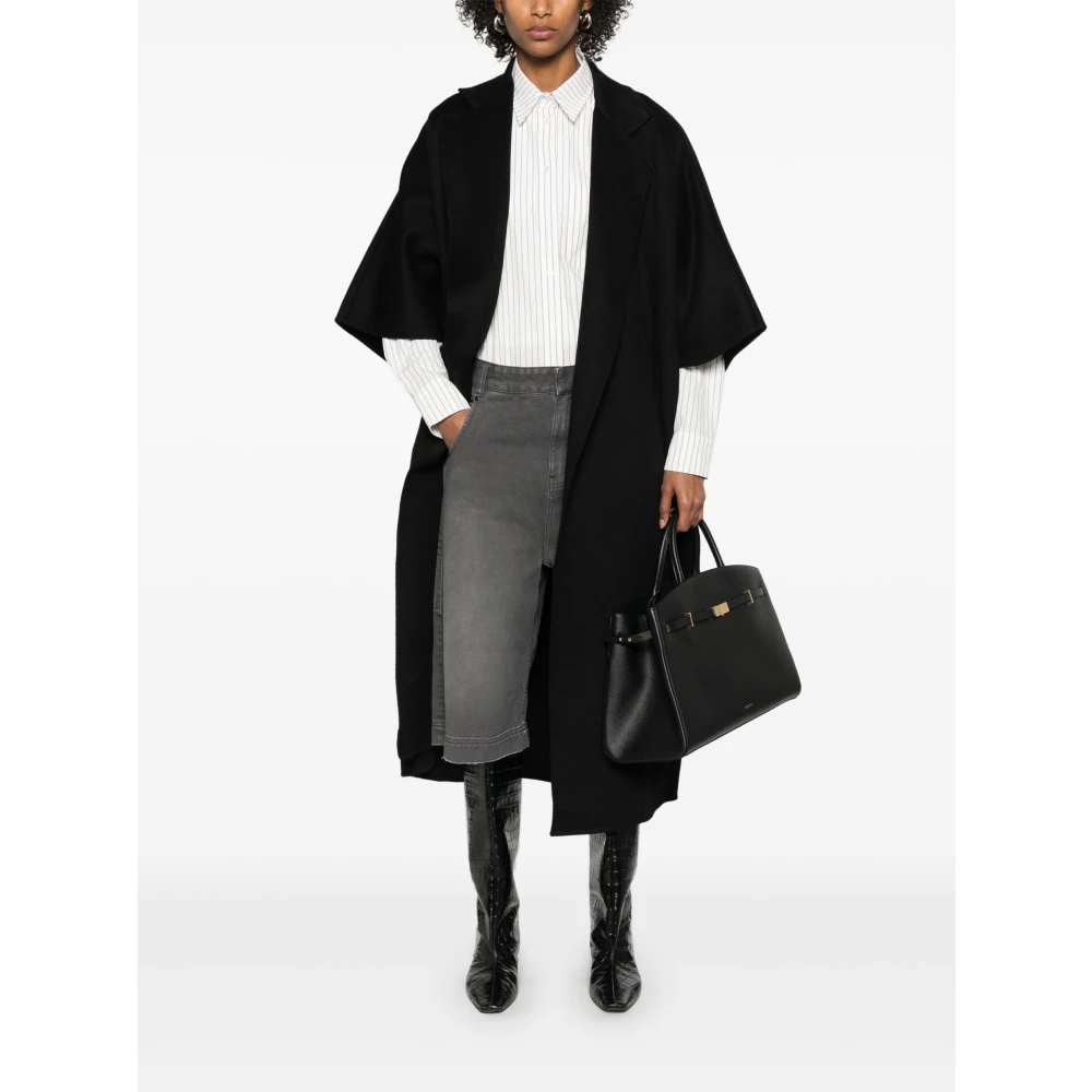 Max Mara Zwarte Gitano Elegante Jurk Black Dames