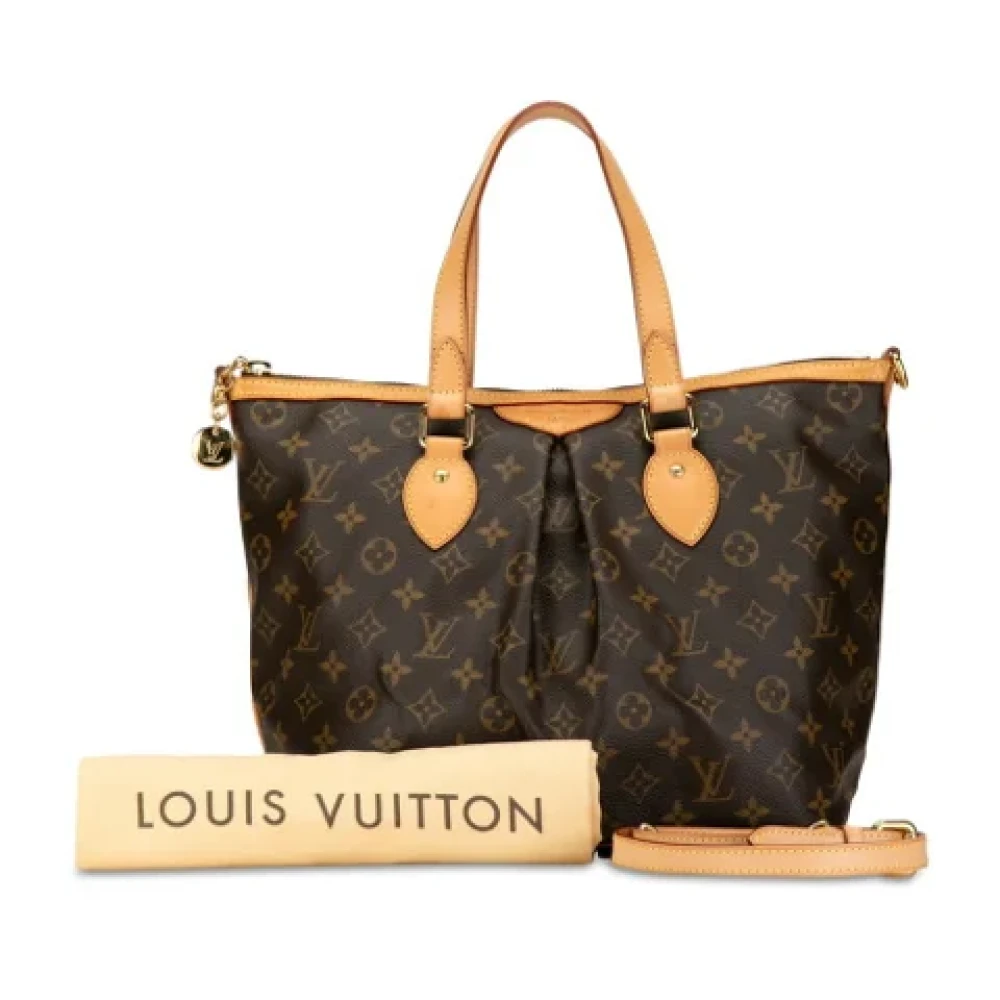 Louis Vuitton Vintage Pre-owned Plastic handbags Brown Dames