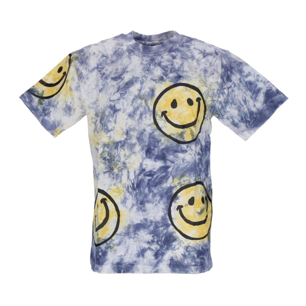 Market Smiley Tie Dye Heren T-shirt Multicolor Heren
