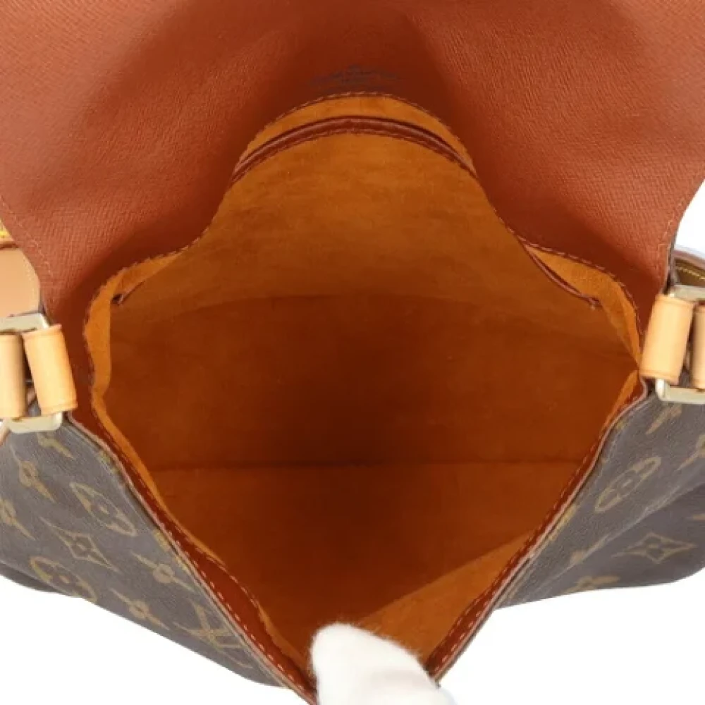 Louis Vuitton Vintage Pre-owned Canvas shoulder-bags Brown Dames
