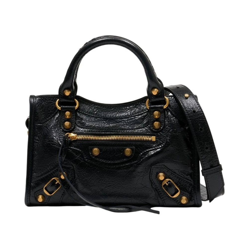 Balenciaga Women's Black Le City Mini Bag - Handbags - One Size - Bags