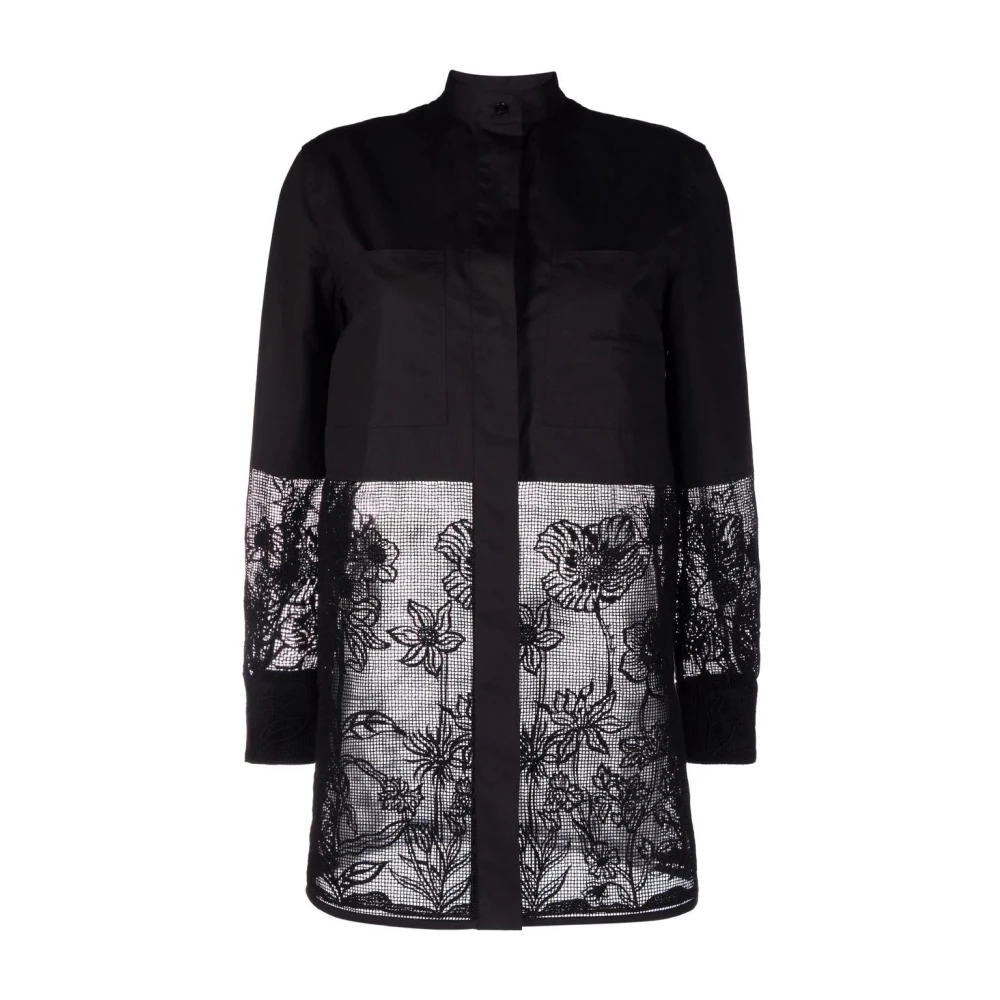 Ferragamo Women's Black Cotton Shirt - Shirts - 2XS - Blouses & Shirts
