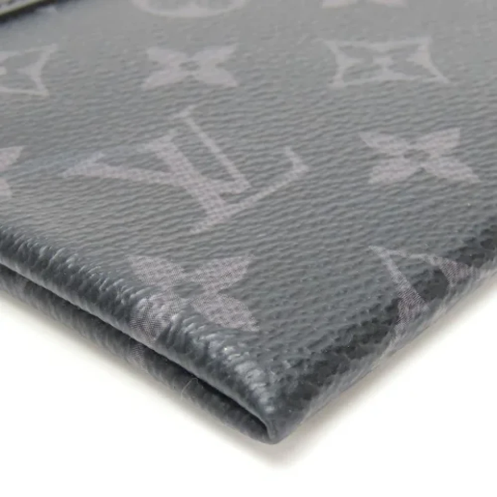 Louis Vuitton Vintage Pre-owned Canvas clutches Black Dames