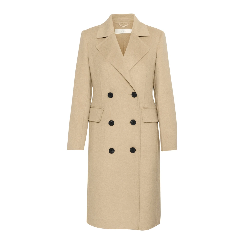 InWear Klassieke Mantel in Ginger Root Beige Dames