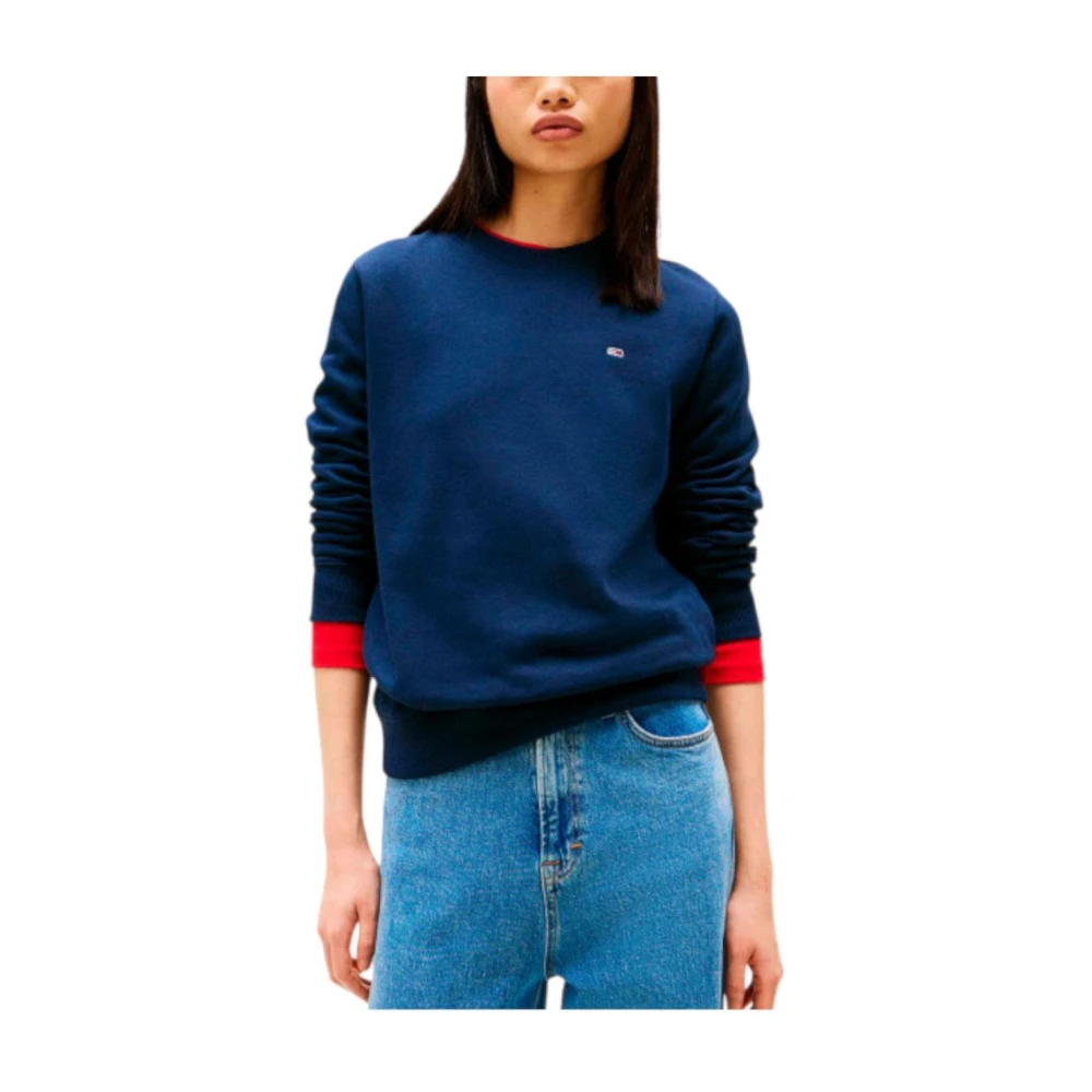 Tommy Hilfiger Women's Blue Reg Flag Sweatshirt