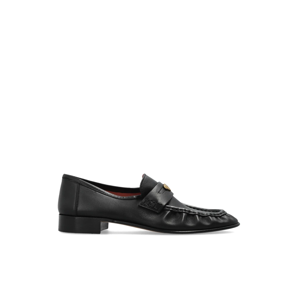 Chloé Black Calf Leather Bos Taurus Slip-On Loafers - EU38.5/US8.5 - Image 2