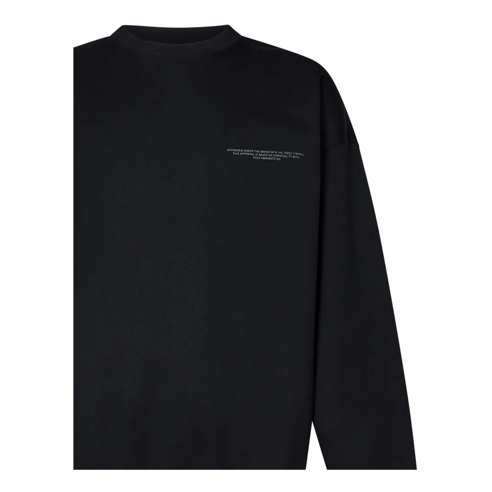 Y-3 Zwarte Sweatshirt voor Stijlvol Comfort Black Heren