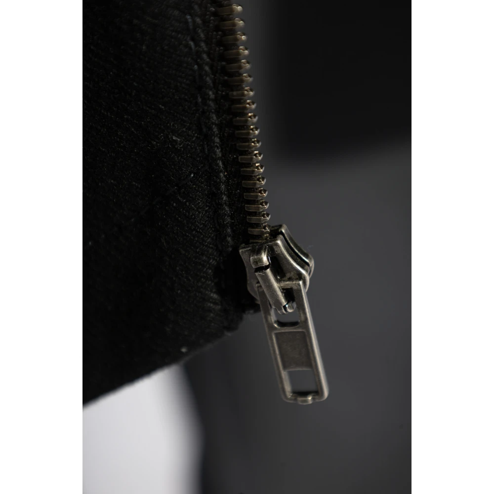 Maison Margiela Jas met corduroy inzetstukken Black Dames