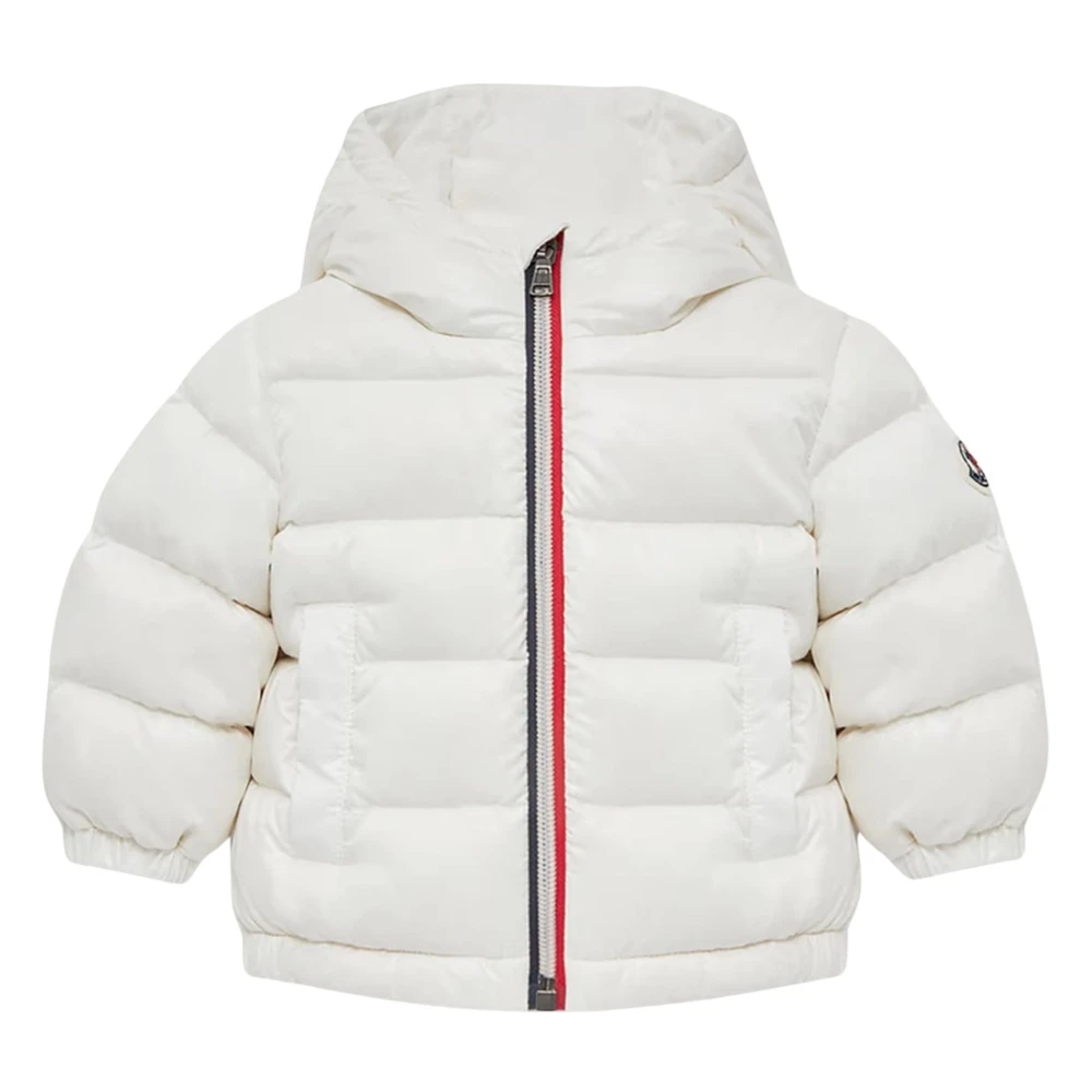 Moncler Boys White Winter Jackets, 9 M, Down Padded Jacket For Baby