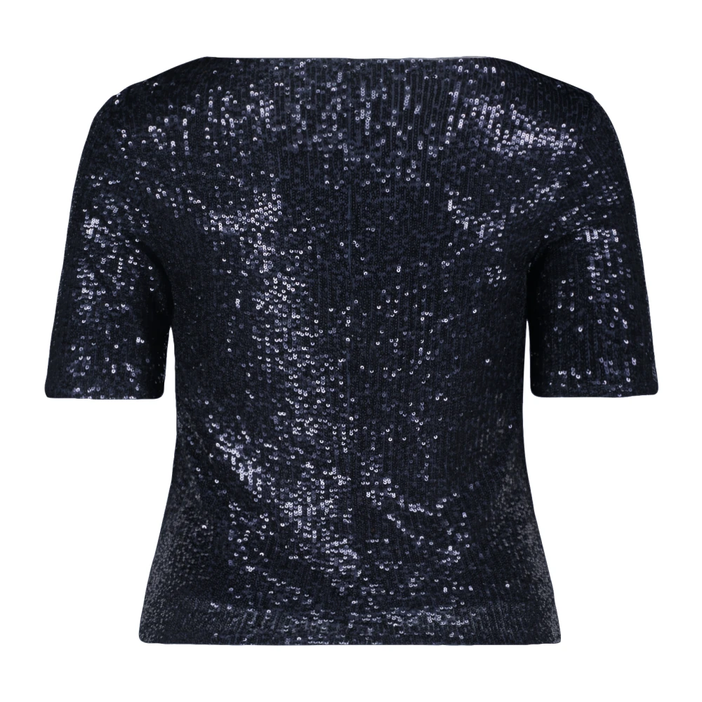 Vera Mont Paillet Glamour Top Blue Dames