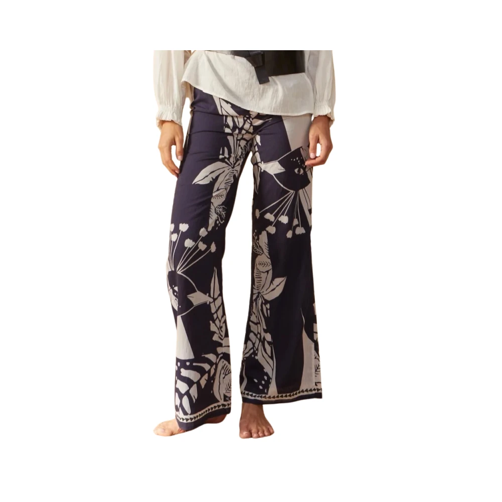 Trousers > Wide Trousers - - Mare Di Latte - Modalova