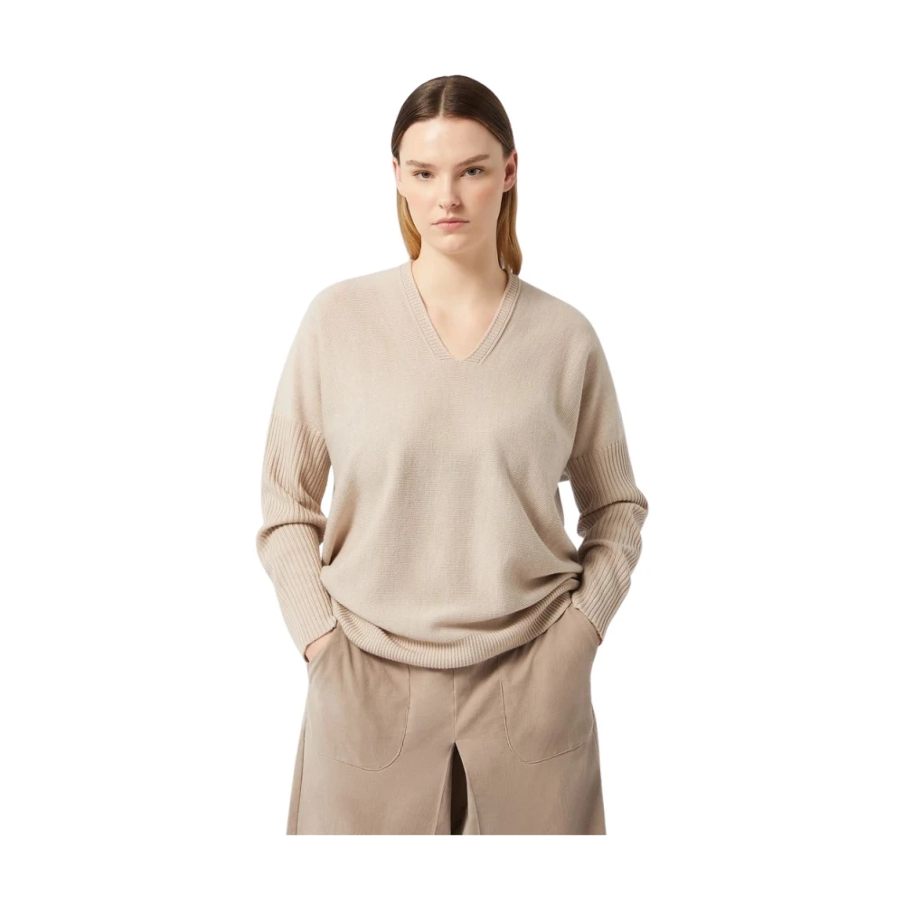 Knitwear > V-neck Knitwear - - Marina Rinaldi - Modalova