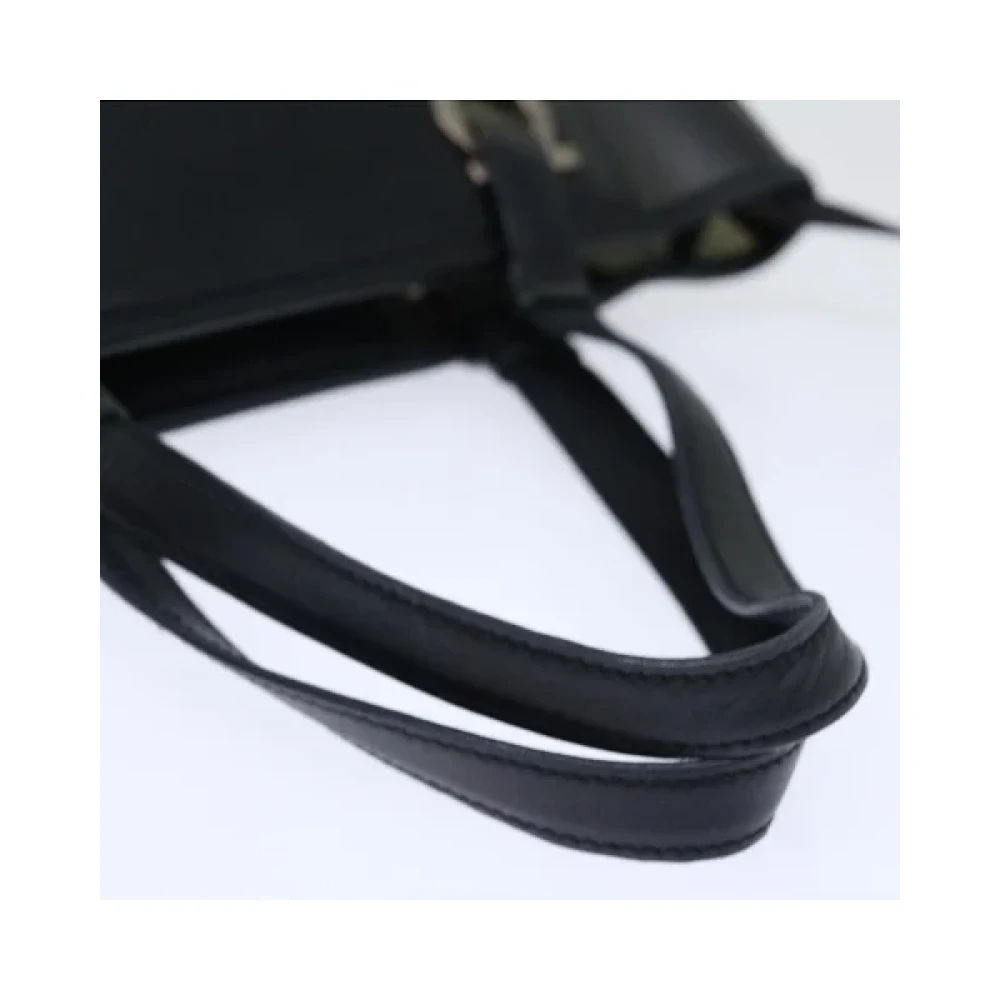 Salvatore Ferragamo Pre-owned Leather handbags Black Dames