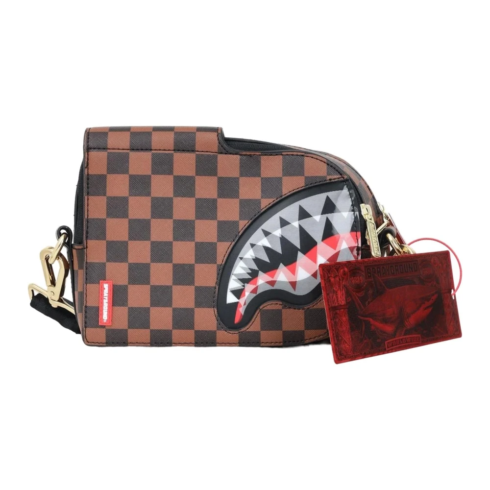 Sprayground Casual Rugzak met 100% Samenstelling Brown Heren