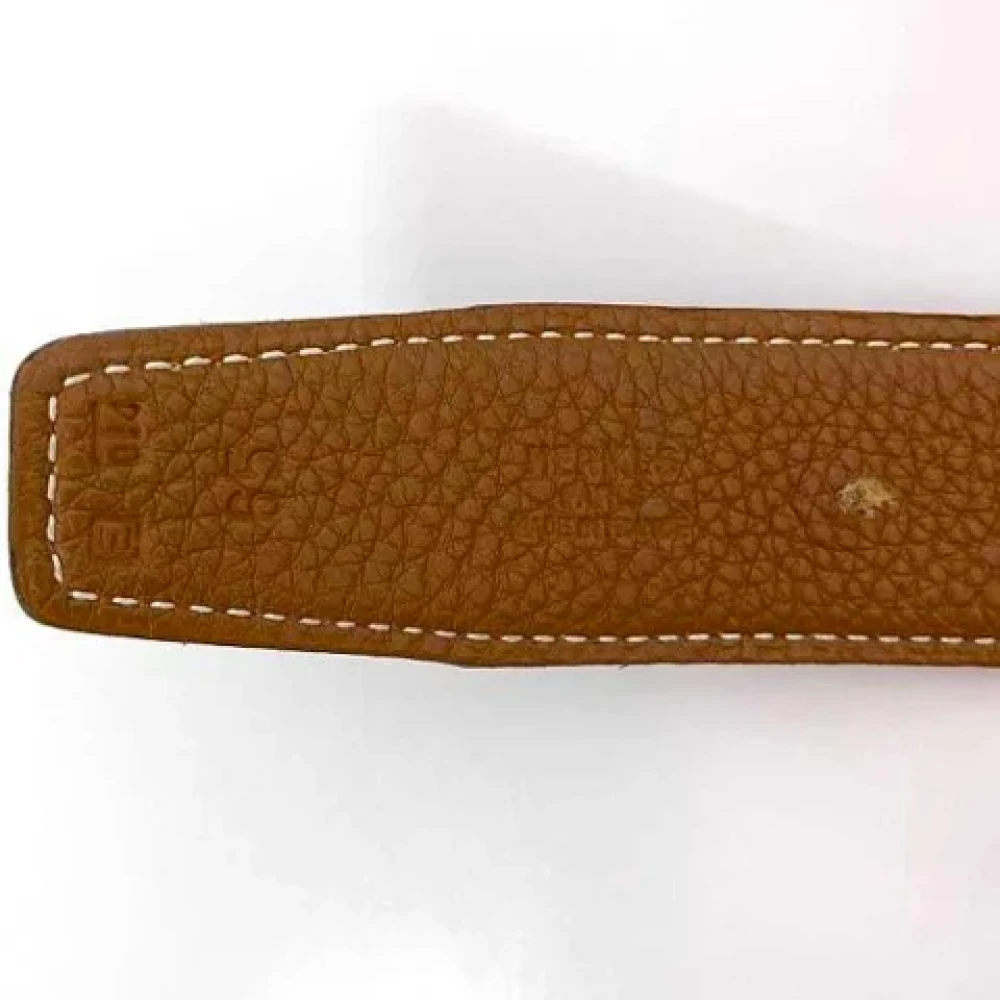 Hermès Vintage Pre-owned Leather belts Black Dames