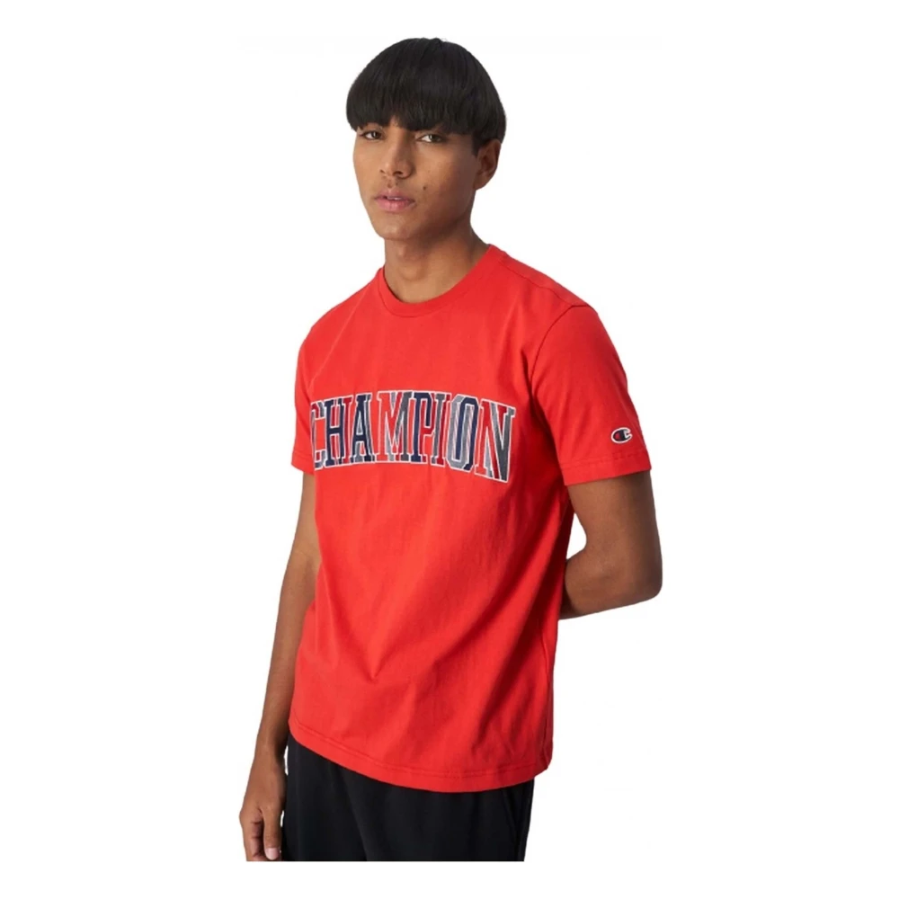 Champion T-shirt Red Heren