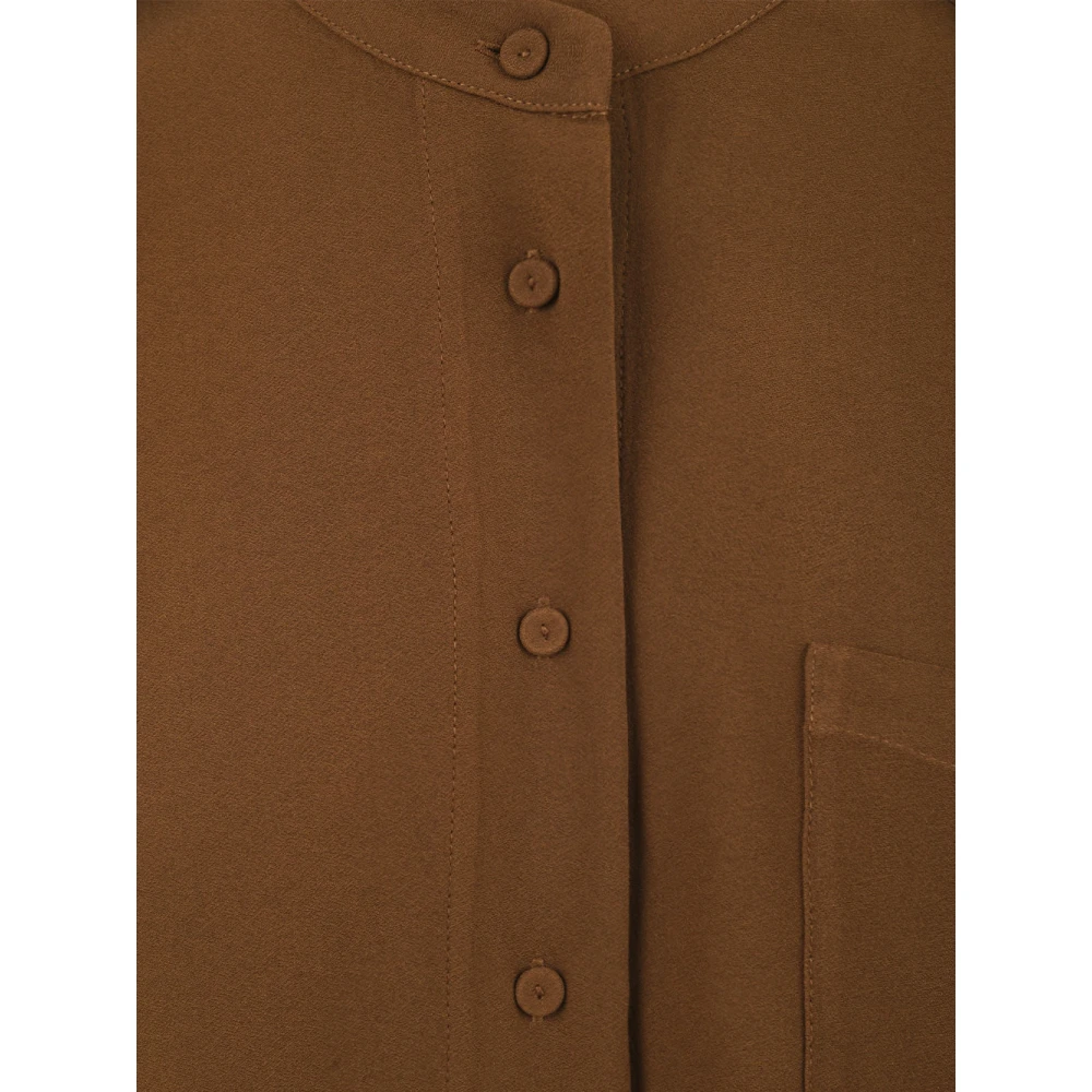 Attic and Barn Stijlvolle Overhemden Collectie Brown Dames