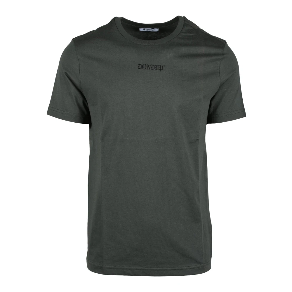Dondup Katoenen T-shirt Green Heren