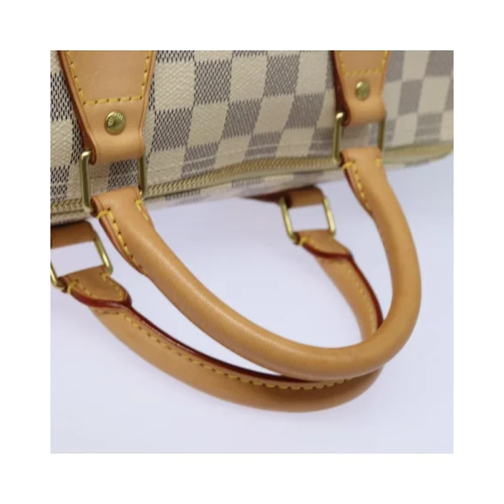 Louis Vuitton Vintage Pre-owned Canvas handbags Beige Dames