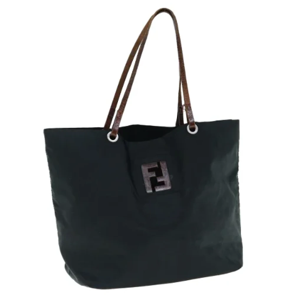 Fendi Vintage Pre-owned Nylon fendi-bags Black Dames
