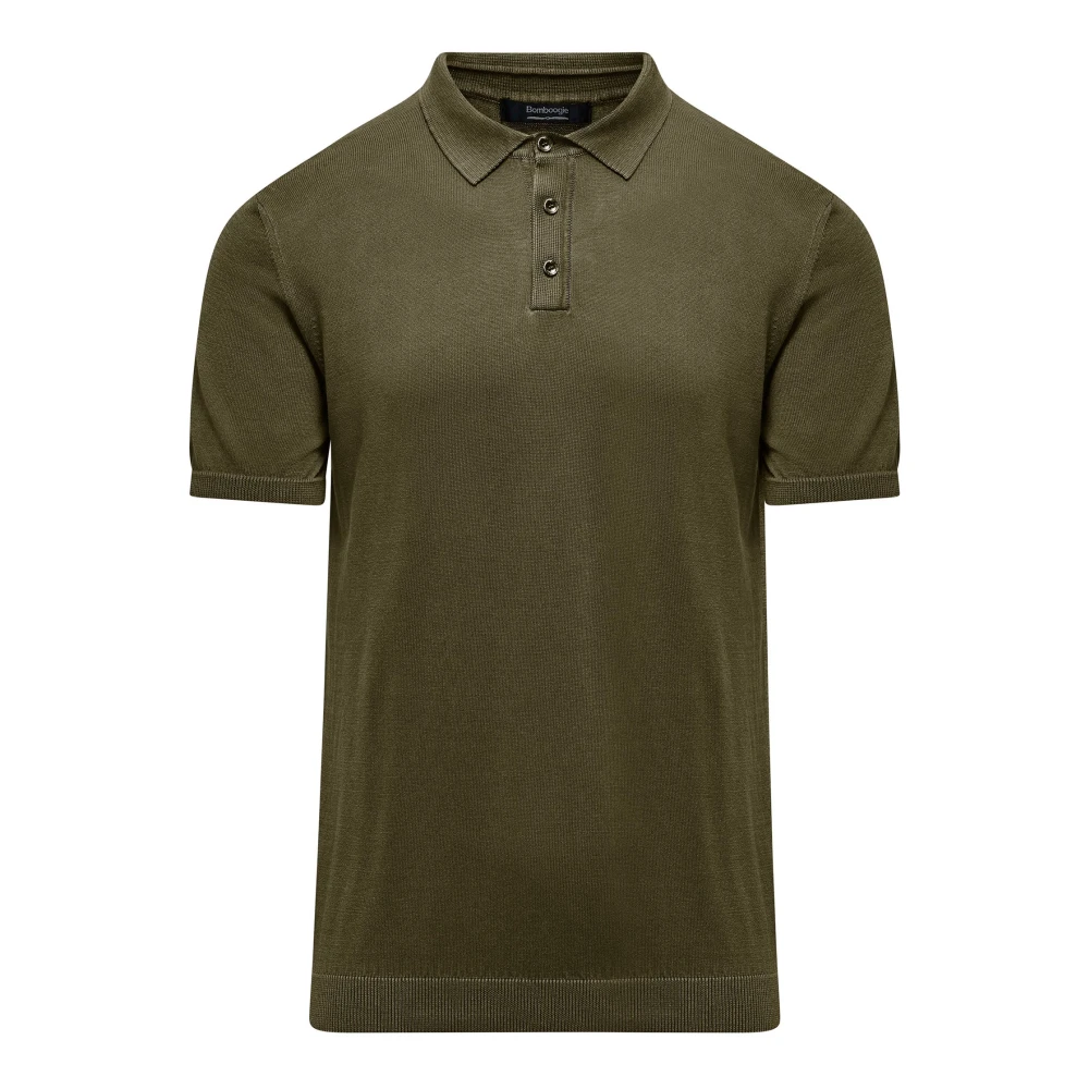 Bomboogie Hombre Verde - Suéter Polo Con Cuello - Knitwear - Xl