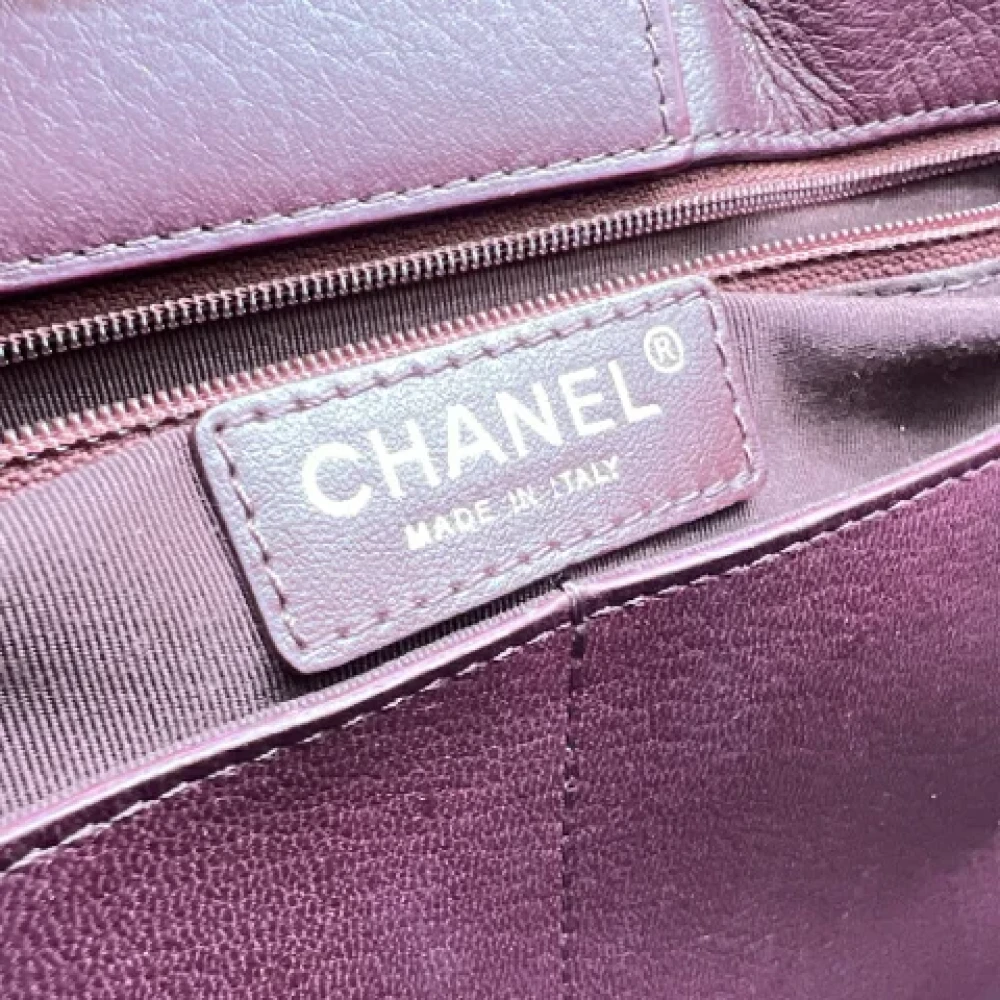 Chanel Vintage Pre-owned Leather handbags Brown Dames