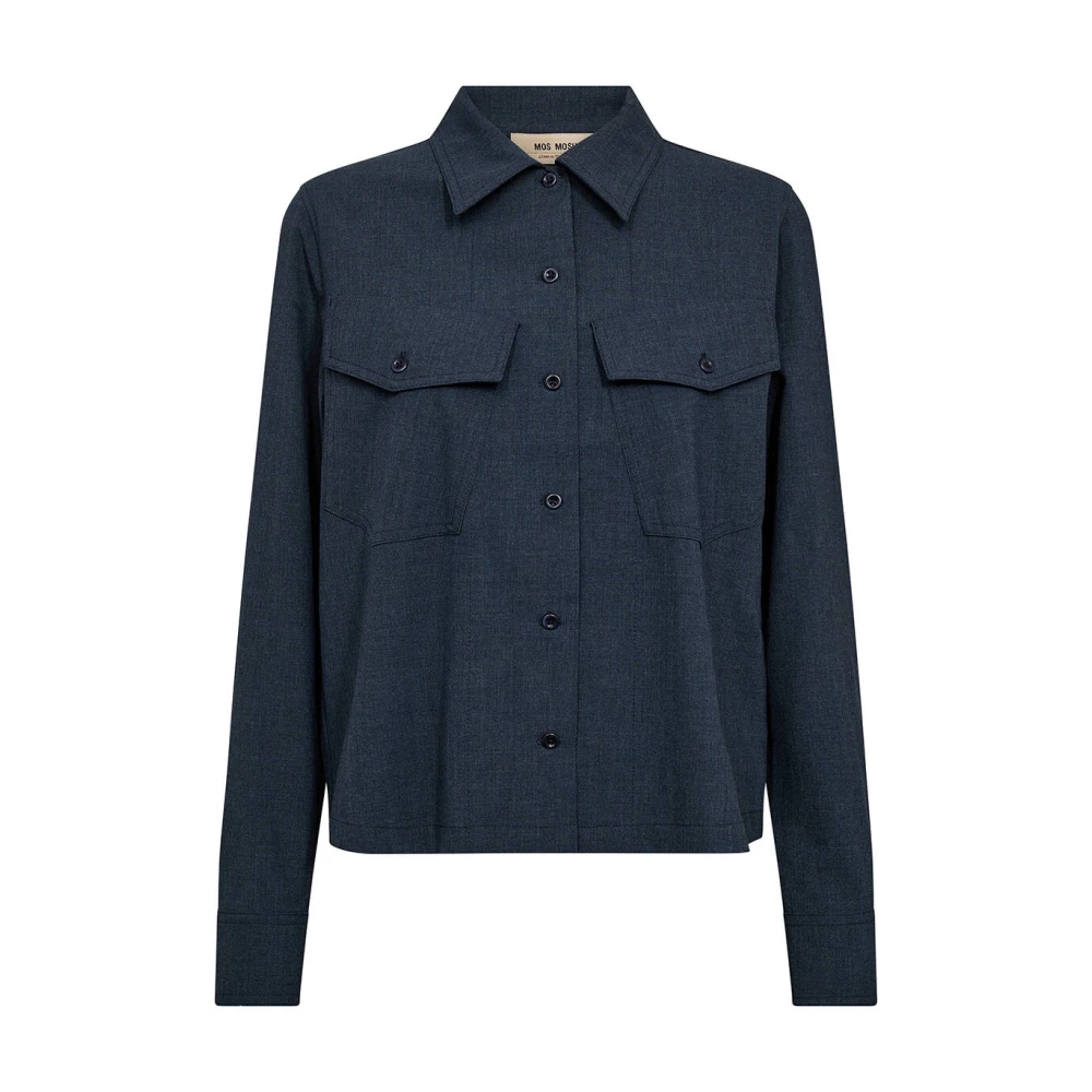 MOS MOSH Phila Roy Shirt Jas Blue Dames