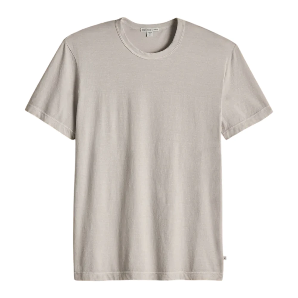 James Perse Licht Mist Polo Shirt Gray Heren