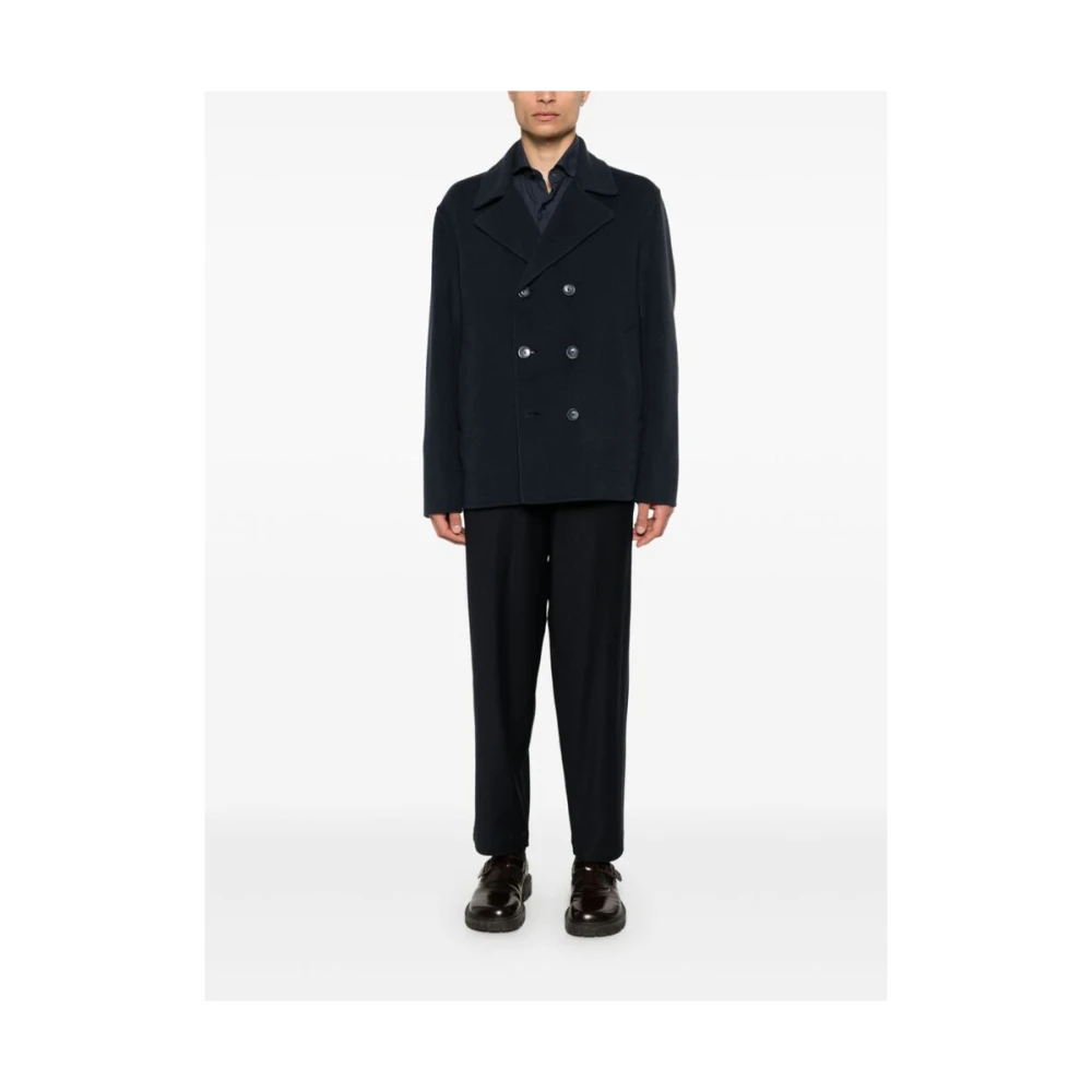 Barba Navy Blauw Katoenen Overhemd Blue Heren