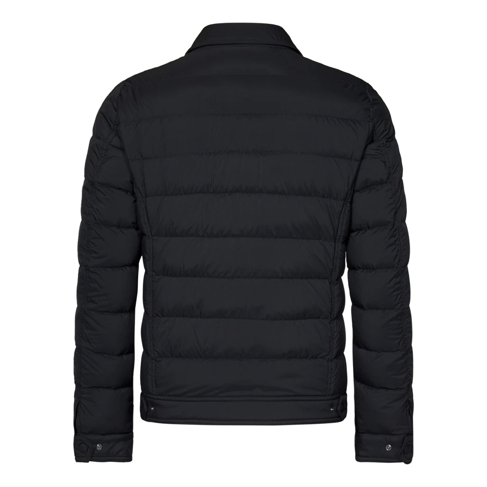 Herno Zwarte gewatteerde jas Black Heren