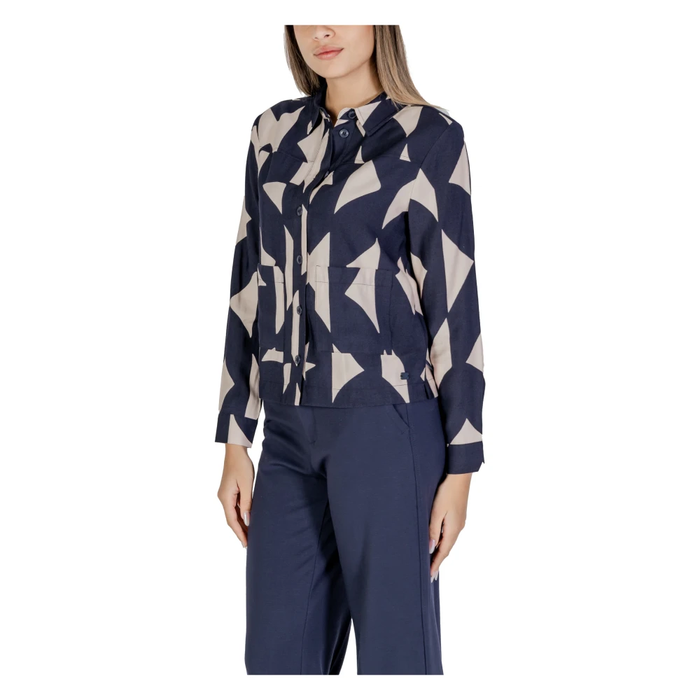 Street One Herfst Winter Dames Shirts en Blushes Blue Dames