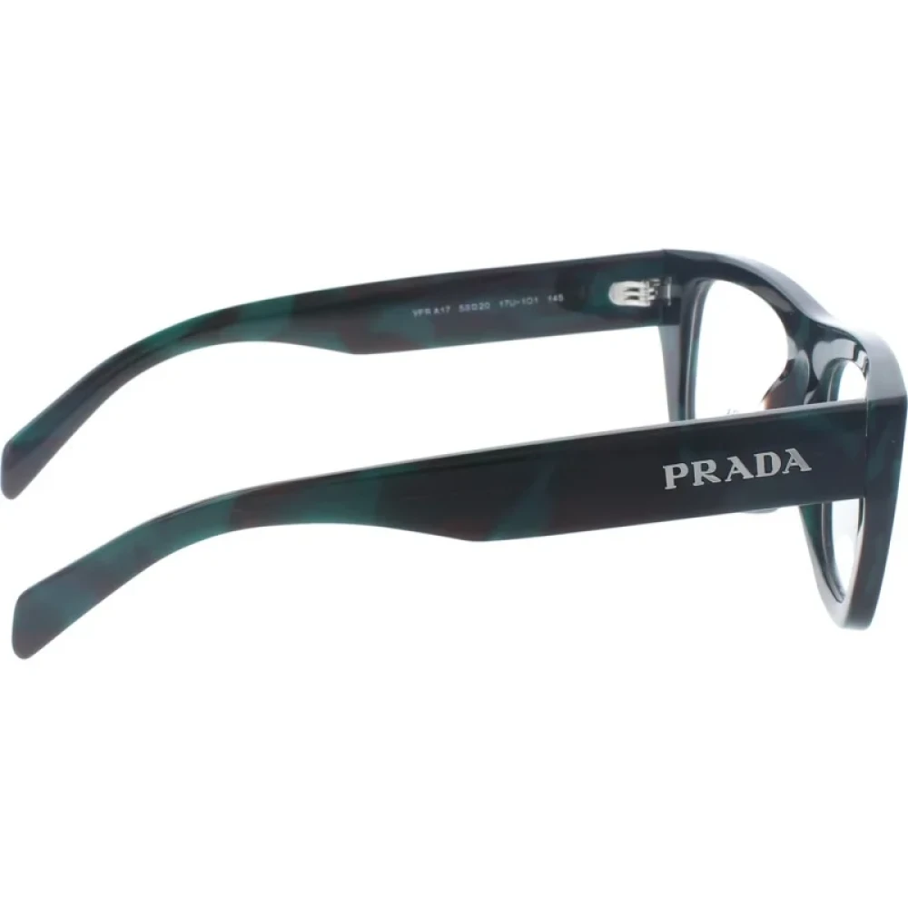 Prada Stijlvolle Zonnebril met Uniek Ontwerp Blue Dames