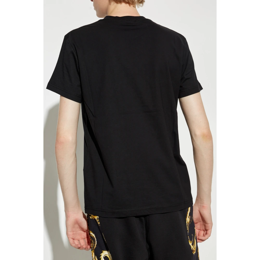 Versace Jeans Couture T-shirt met logo Black Heren
