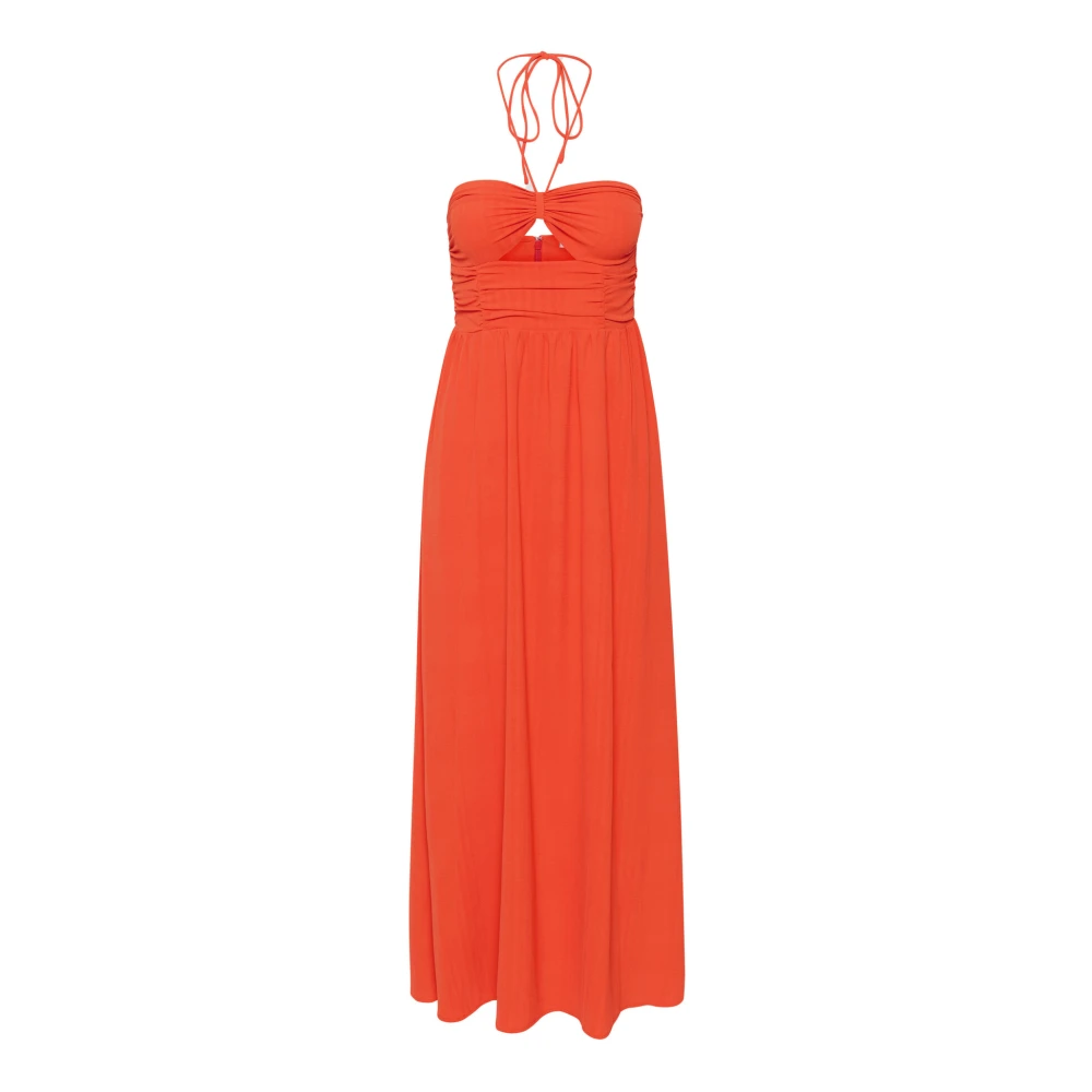 Gestuz Cherry Tomato Maxi Jurk Red Dames