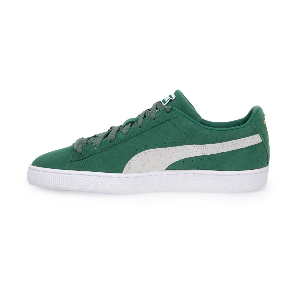 Puma Klassieke Grijze Suède Schoenen Green Dames