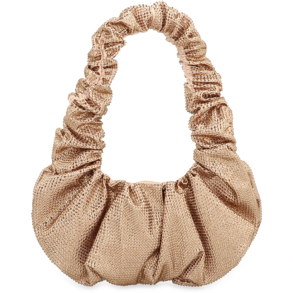 Giuseppe Di Morabito Tas met kristallen en magnetische sluiting Yellow Dames