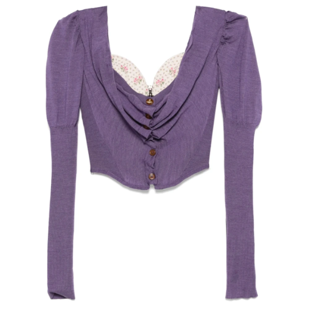 Vivienne Westwood Lavendel Korset Vest Purple Dames