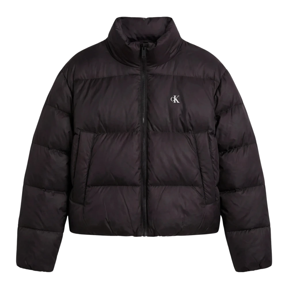 Calvin Klein Jeans Donna Nero - Piumino Essential - Jackets - L