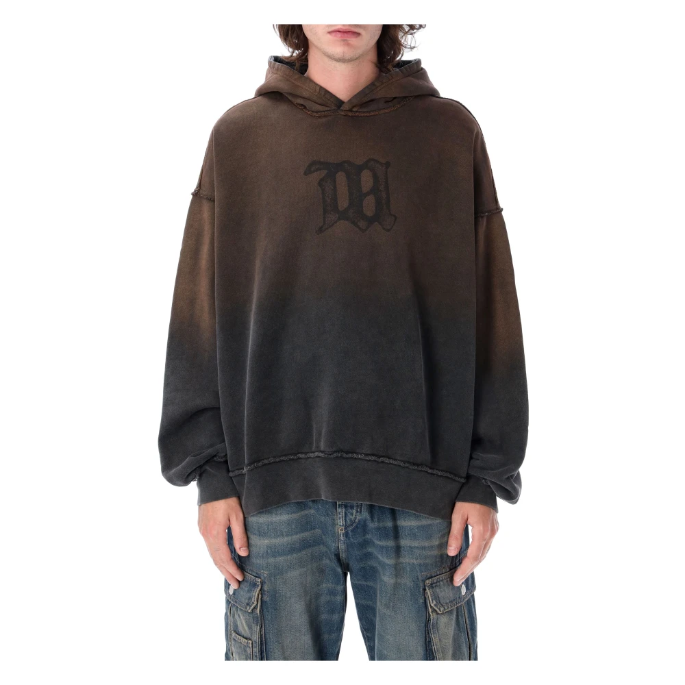 Misbhv Zonsopgang Gebreide Hoodie Aw24 Brown Heren